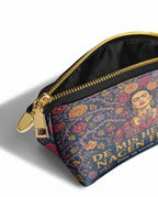 "De mis heridas nacen flores" ver.3 Eclipse Makeup Bag - side view | Paleta Bags