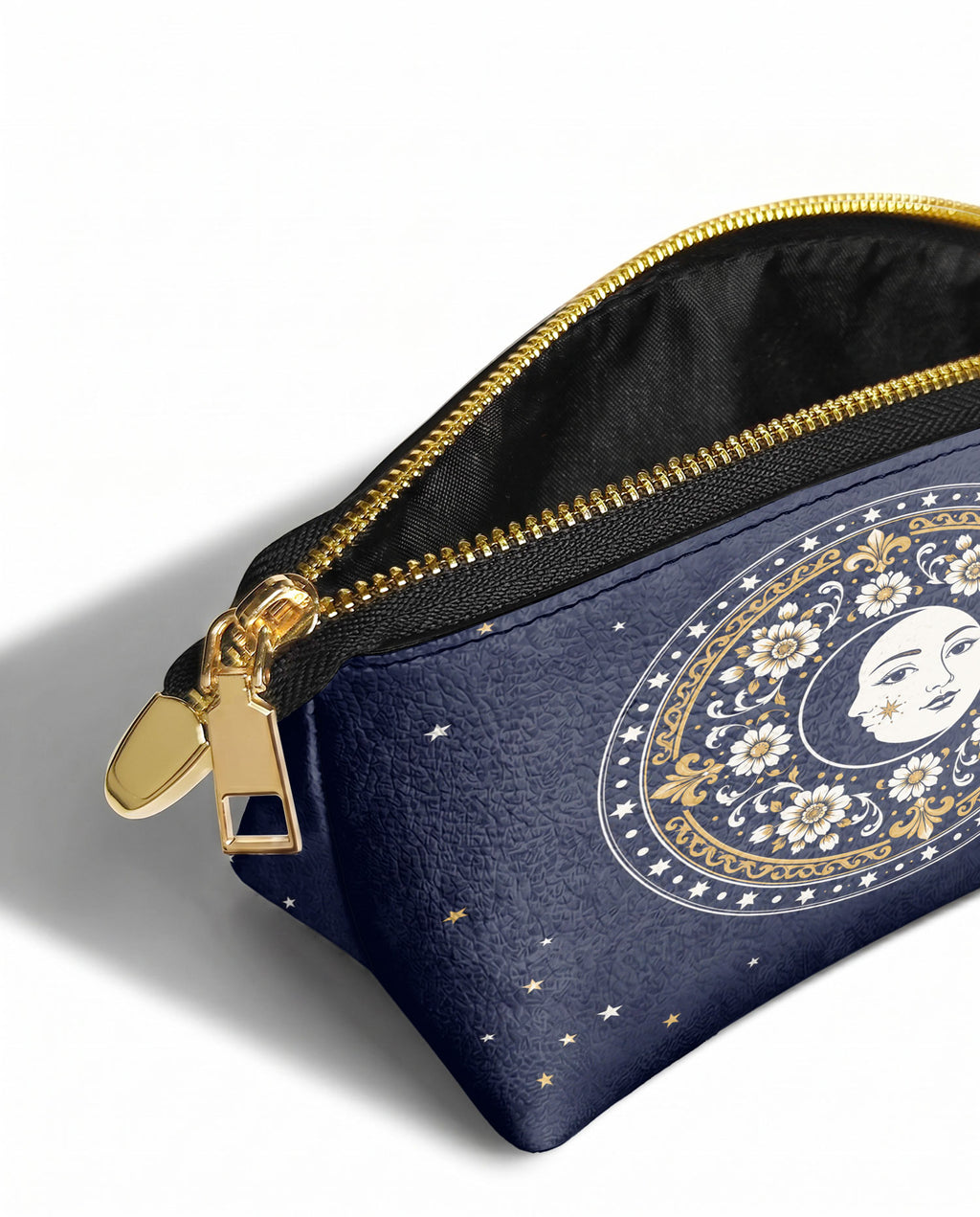 "METZTLI" Eclipse Makeup Bag - side view | Paleta Bags