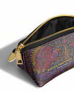 "Raíces profundas, alas libres" ver.1 Eclipse Makeup Bag - side view | Paleta Bags
