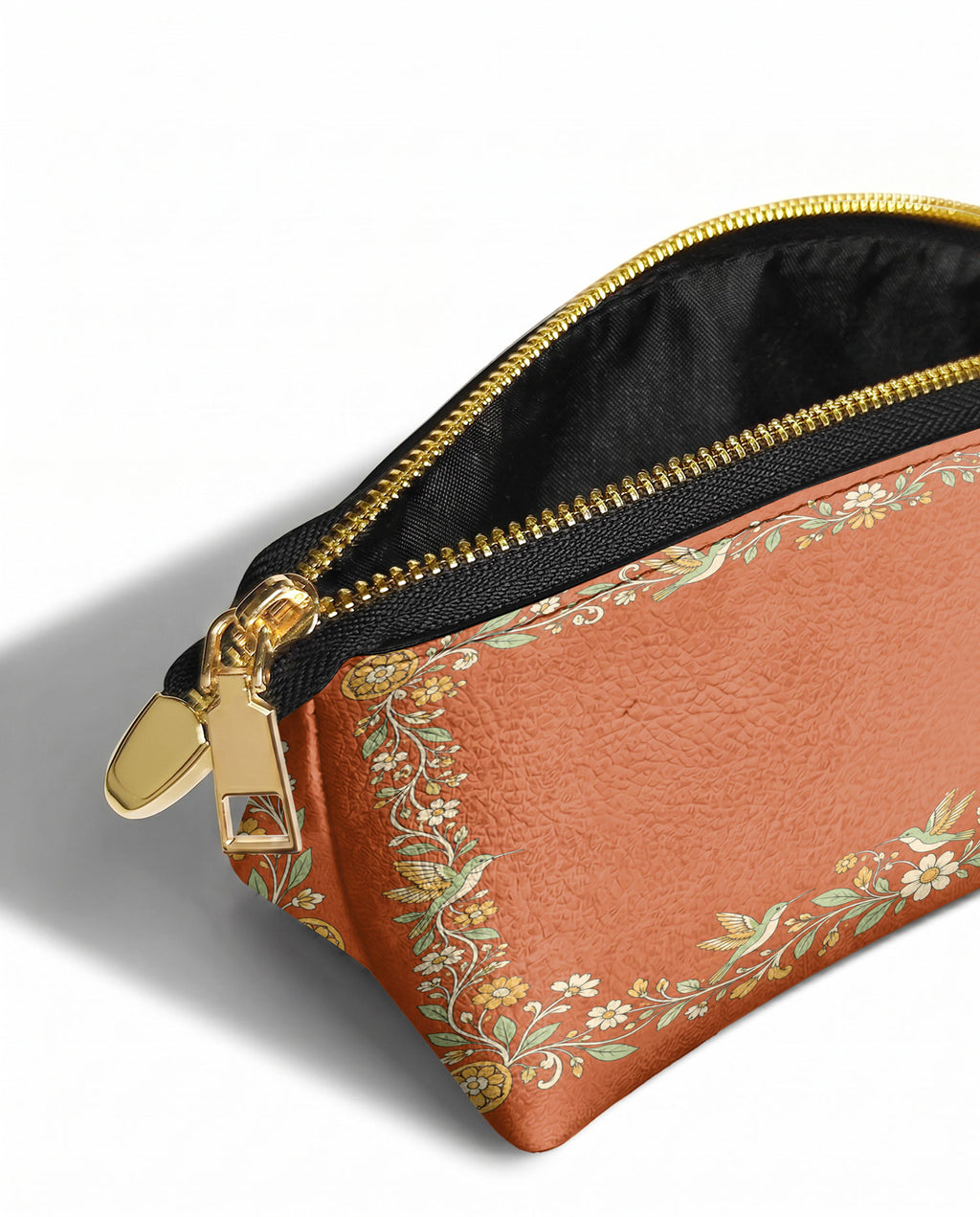 "HUITZILIN" Eclipse Makeup Bag - side view | Paleta Bags