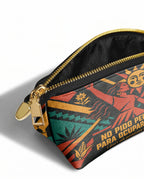"No pido permiso para ocupar espacio" ver.1 Eclipse Makeup Bag - side view | Paleta Bags