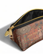 "Usa tus raíces con orgullo" ver.1 Eclipse Makeup Bag - side view | Paleta Bags