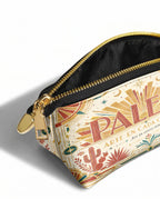 "La Paleta — Arte en cada costura" ver.4 Eclipse Makeup Bag - side view | Paleta Bags
