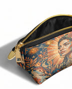 "Luz Propia" ver.2 Eclipse Makeup Bag - side view | Paleta Bags