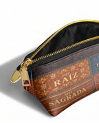 "LAS RAÍCES" ver.2 Eclipse Makeup Bag - side view | Paleta Bags