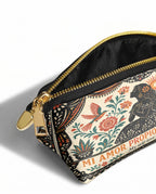 "Mi amor propio es sagrado" ver.5 Eclipse Makeup Bag - side view | Paleta Bags