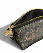 "Las mujeres poderosas crecen en jardines salvajes" ver.3 Eclipse Makeup Bag - side view | Paleta Bags