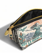 "Soy la dueña de mi destino" ver.2 Eclipse Makeup Bag - side view | Paleta Bags
