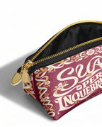 "Suave pero inquebrantable" ver.1 Eclipse Makeup Bag - side view | Paleta Bags