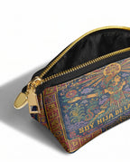 "Soy hija de la tierra" ver.2 Eclipse Makeup Bag - side view | Paleta Bags
