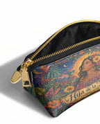 "Soy hija de la tierra" ver.4 Eclipse Makeup Bag - side view | Paleta Bags