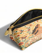 "Me merezco todo lo bueno" ver.4 Eclipse Makeup Bag - side view | Paleta Bags