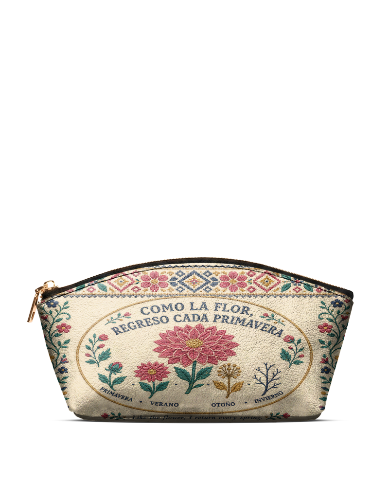 "Como la flor, regreso cada primavera" ver.3 Eclipse Makeup Bag