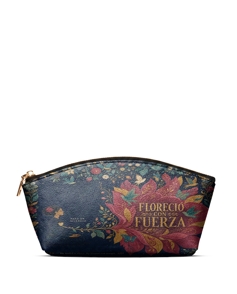 "Sanó en silencio, floreció con fuerza" ver.2 Eclipse Makeup Bag