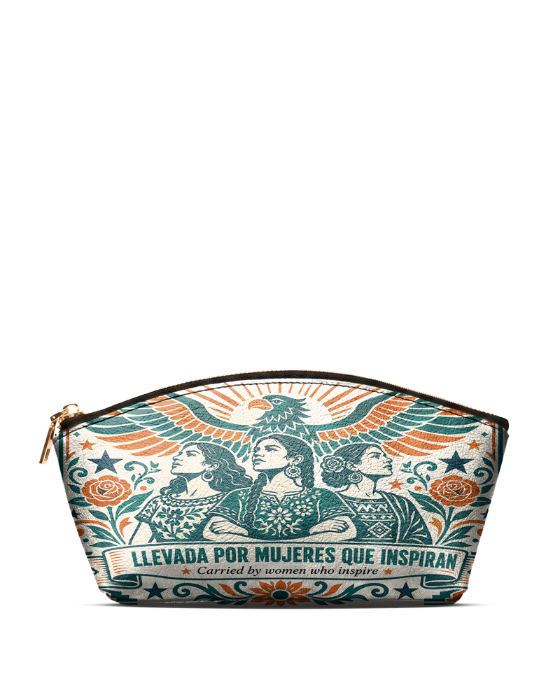 "Llevada por mujeres que inspiran" ver.3 Eclipse Makeup Bag