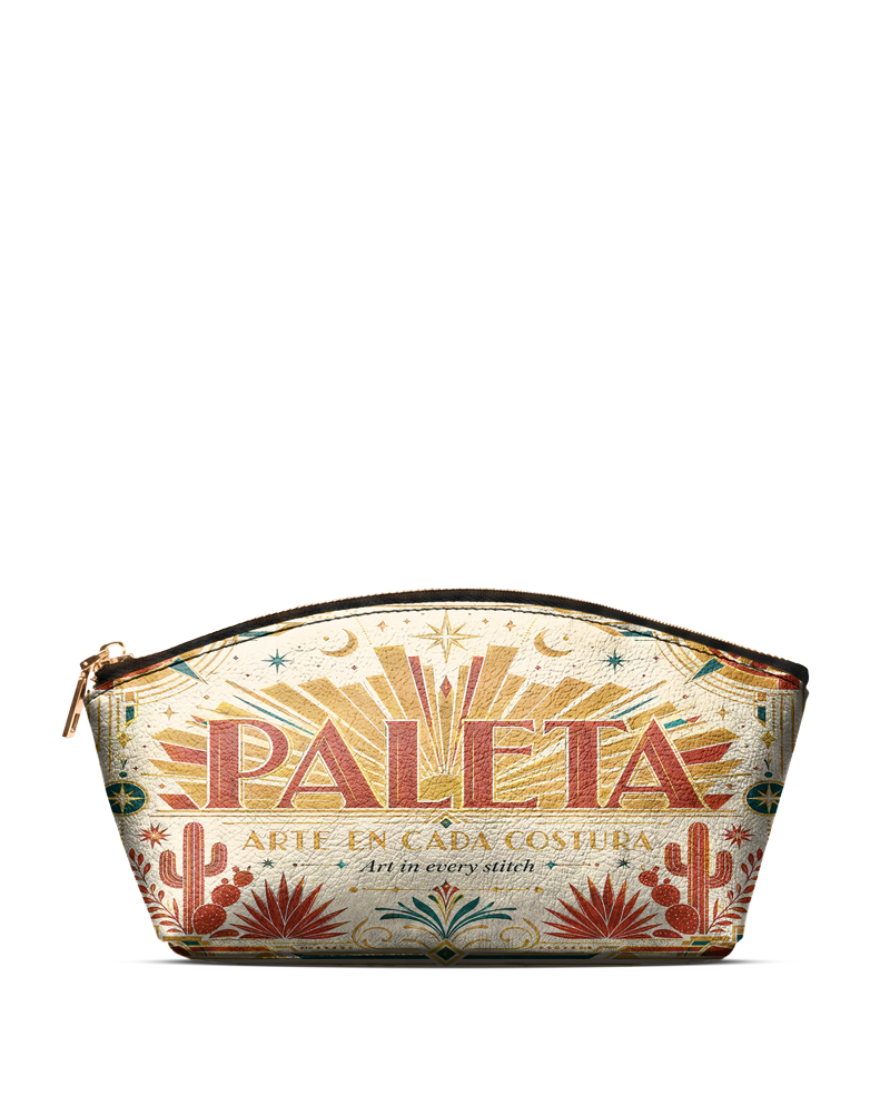 "La Paleta — Arte en cada costura" ver.4 Eclipse Makeup Bag