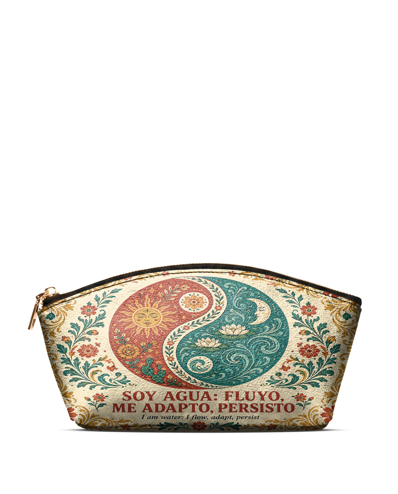 "Soy agua fluyo, me adapto, persisto" ver.5 Eclipse Makeup Bag