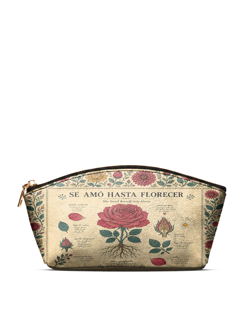 "Se amó hasta florecer" ver.5 Eclipse Makeup Bag