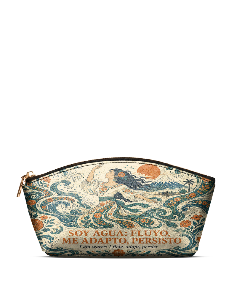 "Soy agua fluyo, me adapto, persisto" ver.4 Eclipse Makeup Bag