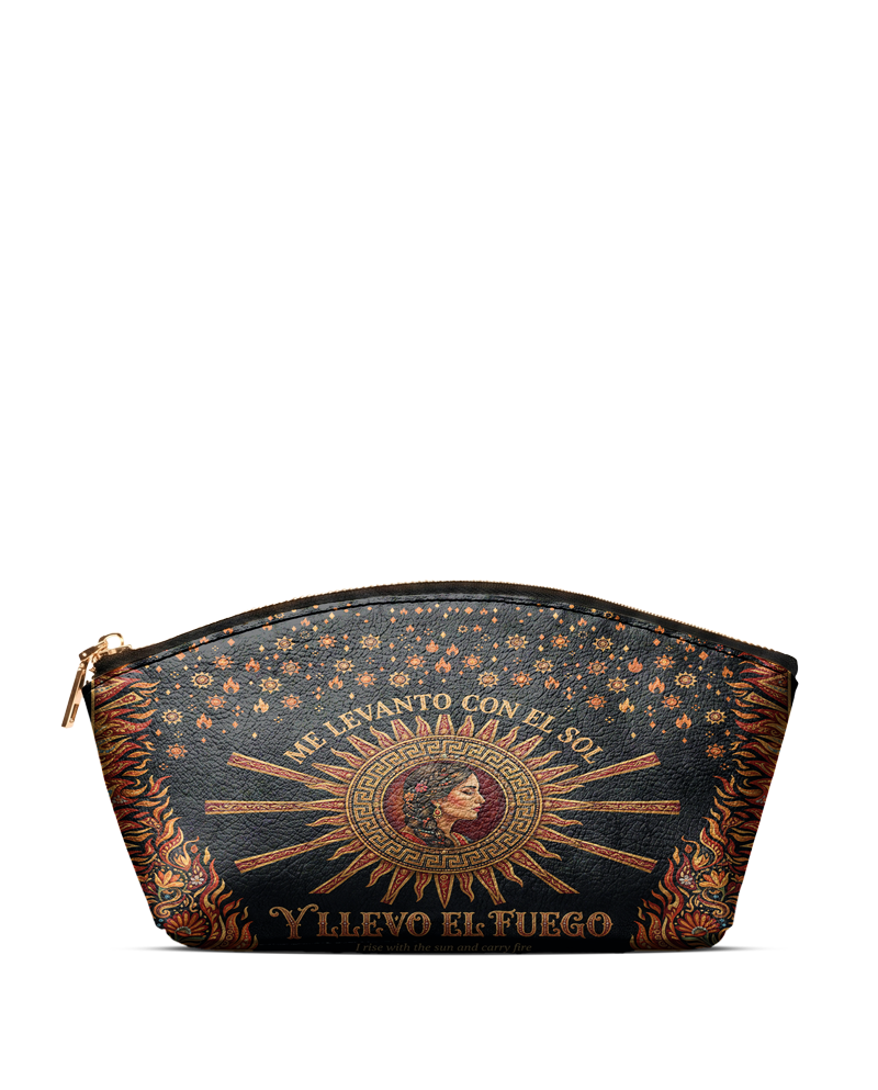 "Me levanto con el sol y llevo el fuego" ver.3 Eclipse Makeup Bag