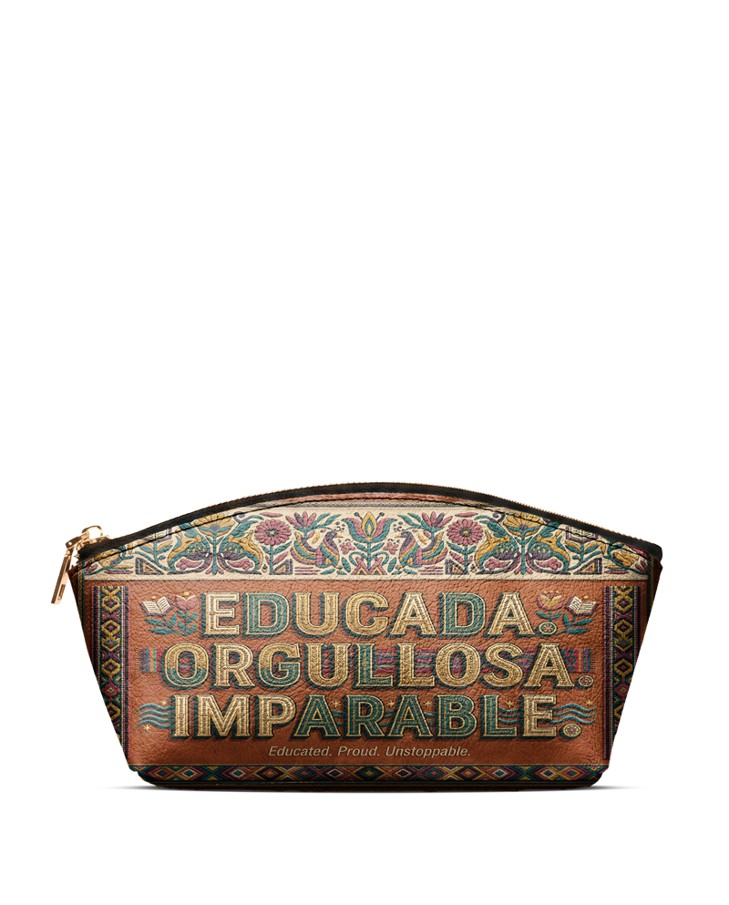 "Educada. Orgullosa. Imparable" ver.3 Eclipse Makeup Bag