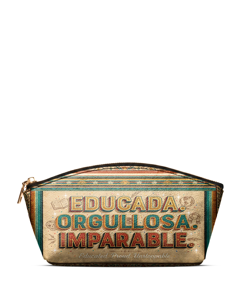 "Educada. Orgullosa. Imparable" ver.4 Eclipse Makeup Bag