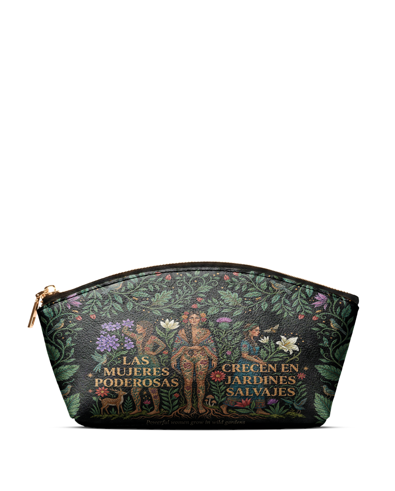 "Las mujeres poderosas crecen en jardines salvajes" ver.1 Eclipse Makeup Bag