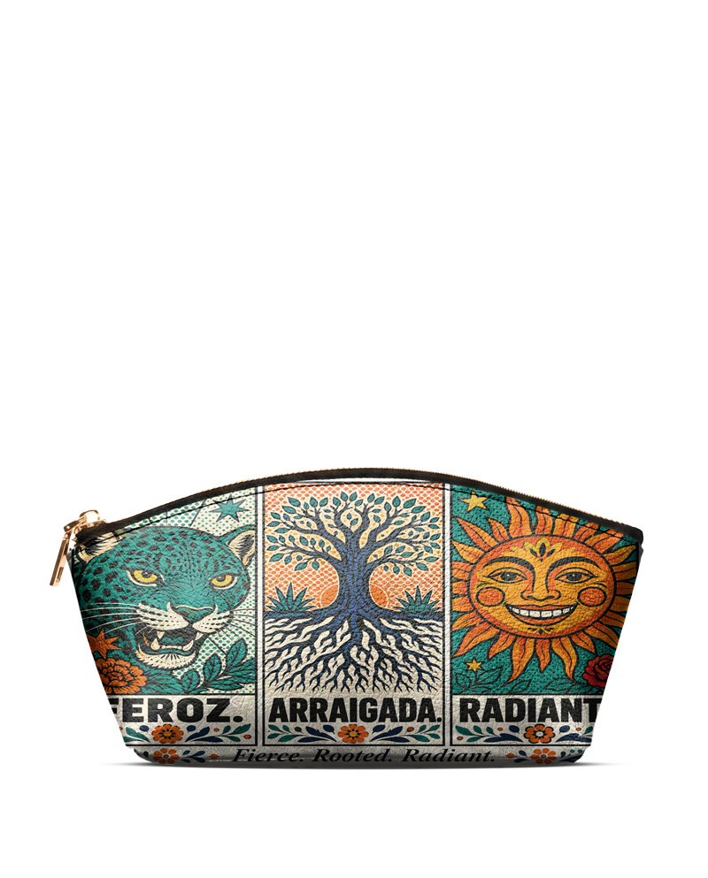 "Feroz. Arraigada. Radiante" ver.3 Eclipse Makeup Bag