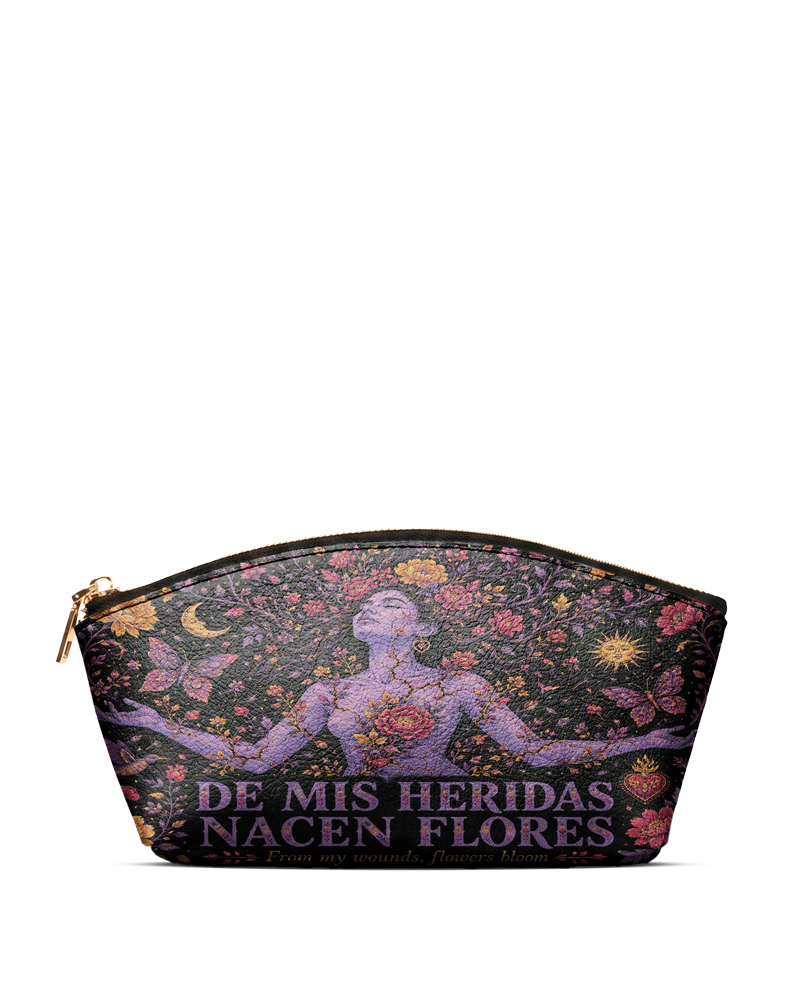 "De mis heridas nacen flores" ver.5 Eclipse Makeup Bag