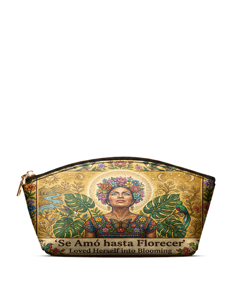 "Se amó hasta florecer" ver.7 Eclipse Makeup Bag