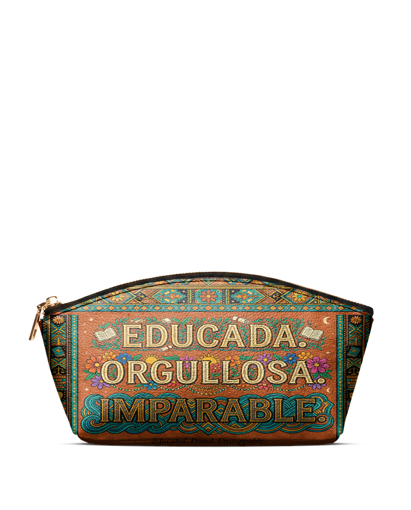 "Educada. Orgullosa. Imparable" ver.1 Eclipse Makeup Bag