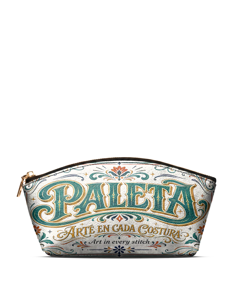 "La Paleta — Arte en cada costura" ver.2 Eclipse Makeup Bag