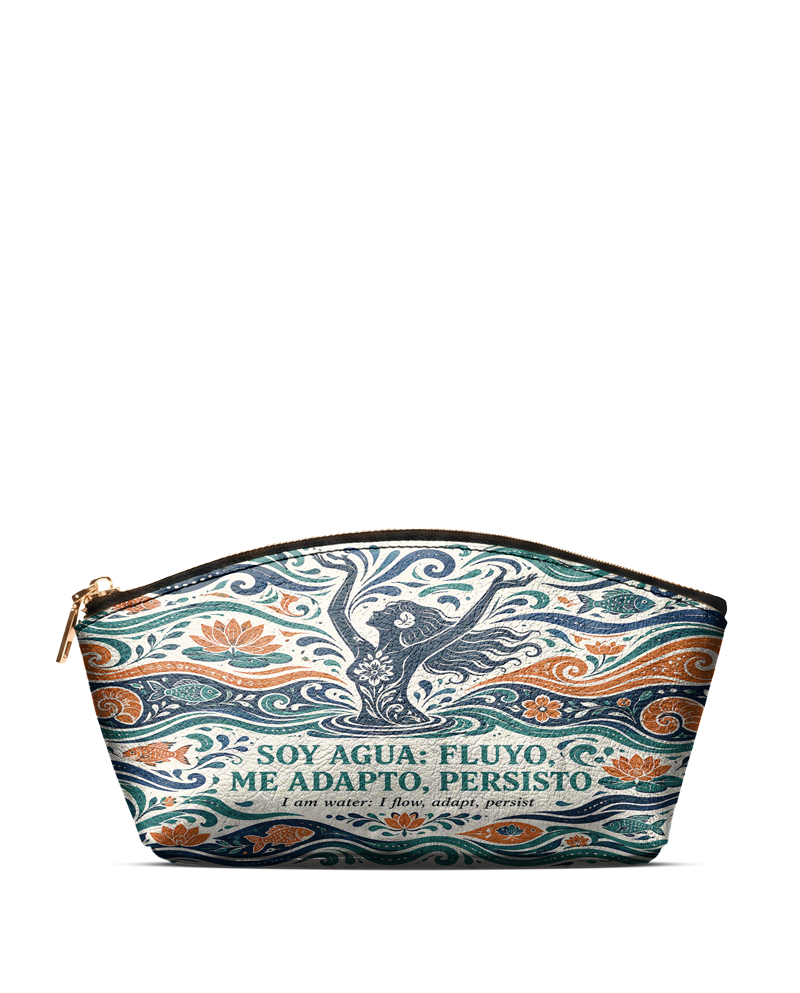 "Soy agua fluyo, me adapto, persisto" ver.1 Eclipse Makeup Bag