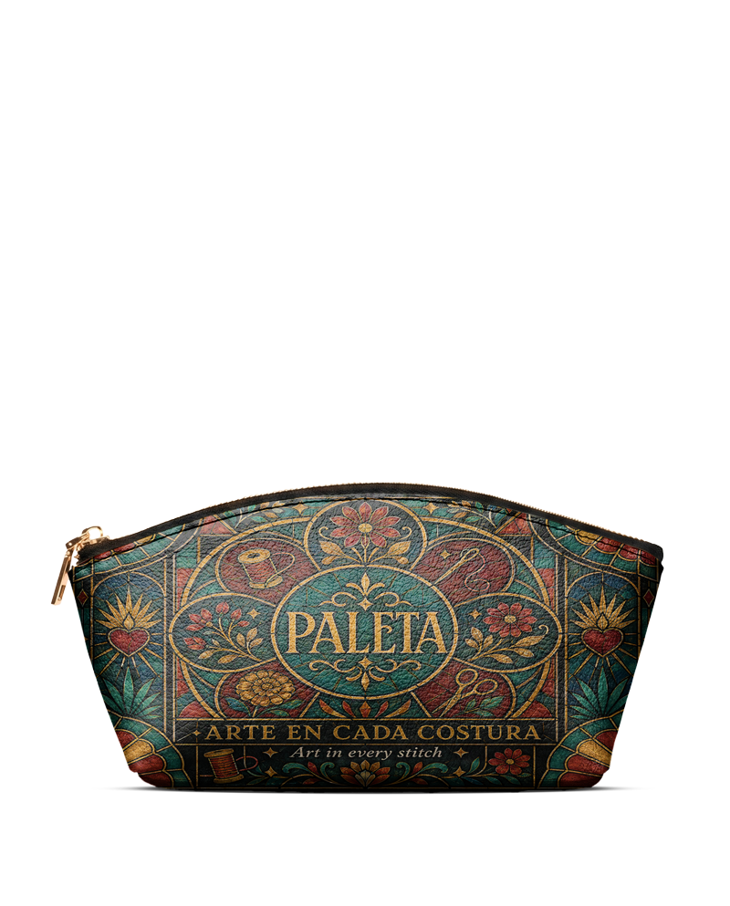 "La Paleta — Arte en cada costura" ver.5 Eclipse Makeup Bag