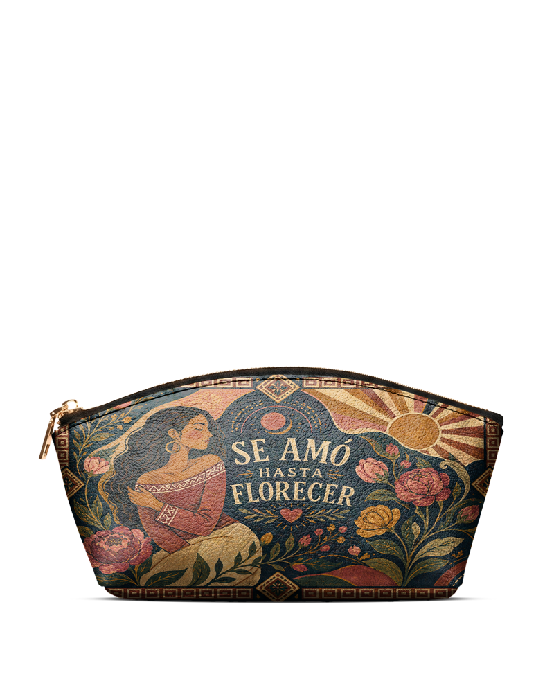 "Se amó hasta florecer" ver.1 Eclipse Makeup Bag
