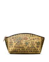 "Lleva su cultura como flores en flor" ver.5 Eclipse Makeup Bag