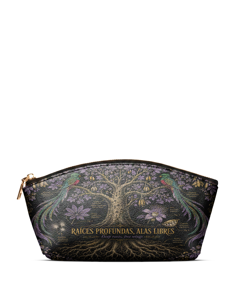 "Raíces profundas, alas libres" ver.2 Eclipse Makeup Bag