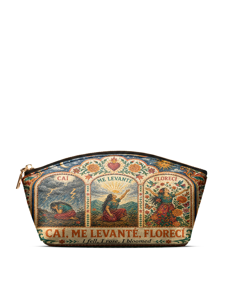 "Caí, me levanté, florecí" ver.1 Eclipse Makeup Bag