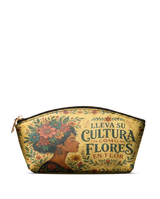 "Lleva su cultura como flores en flor" ver.1 Eclipse Makeup Bag
