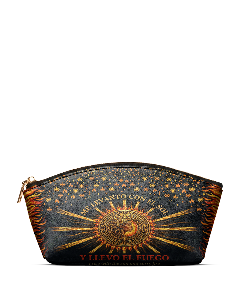 "Me levanto con el sol y llevo el fuego" ver.2 Eclipse Makeup Bag