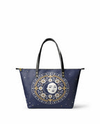 "METZTLI" Leather Tote Bag - front view | Paleta Bags