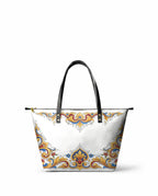 "IXTAC" Leather Tote Bag - front view | Paleta Bags