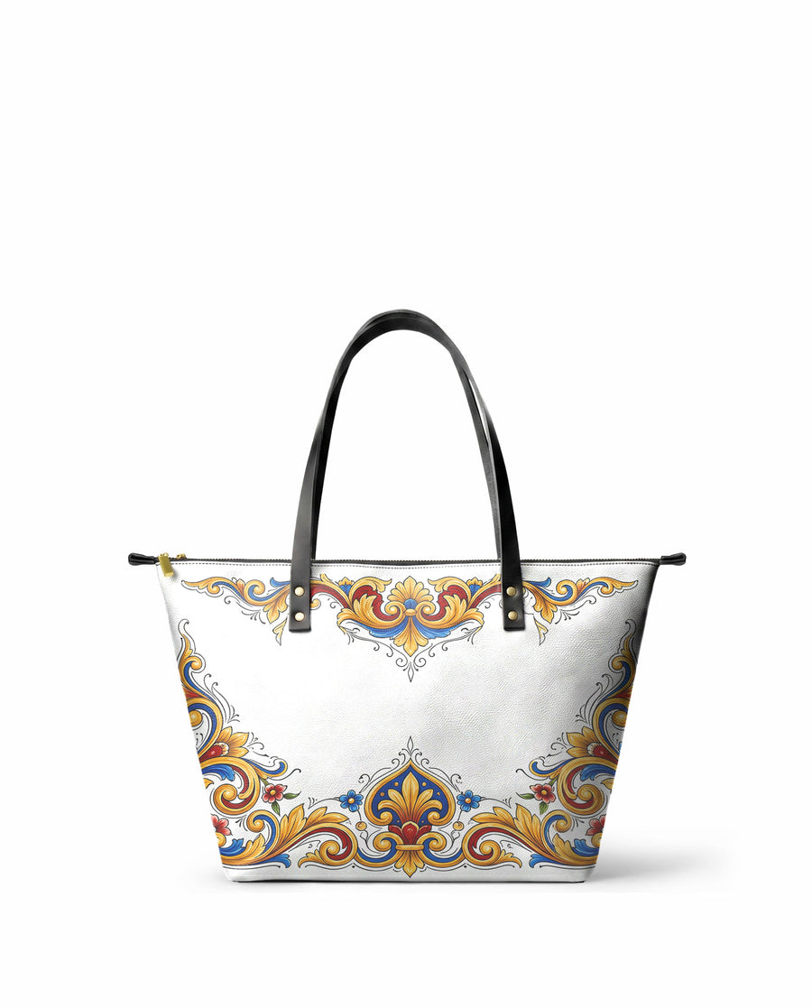 "IXTAC" Leather Tote Bag