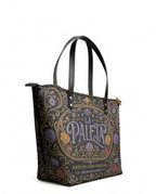 "La Paleta — Arte en cada costura" ver.1 Leather Tote Bag - side view | Paleta Bags