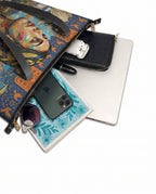 "Vuelo Alto" ver.4 Leather Tote Bag - detail | Paleta Bags