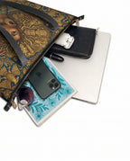 "Mi Raíz es Oro" ver.2 Leather Tote Bag - detail | Paleta Bags