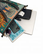 "Feroz. Arraigada. Radiante" ver.3 Leather Tote Bag - detail | Paleta Bags