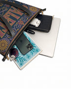 "La Paleta — Arte en cada costura" ver.3 Leather Tote Bag - detail | Paleta Bags