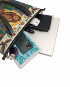 "Poderosa y Libre" ver.3 Leather Tote Bag - detail | Paleta Bags