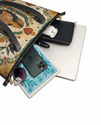 "Mi amor propio es sagrado" ver.1 Leather Tote Bag - detail | Paleta Bags